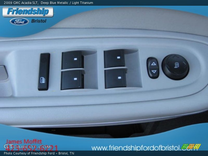 Deep Blue Metallic / Light Titanium 2009 GMC Acadia SLT