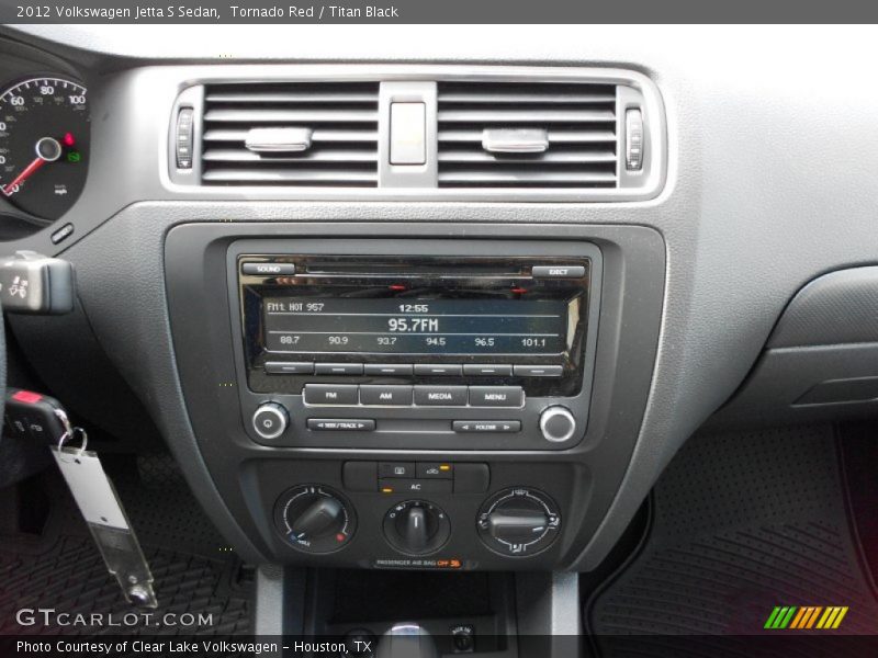 Tornado Red / Titan Black 2012 Volkswagen Jetta S Sedan