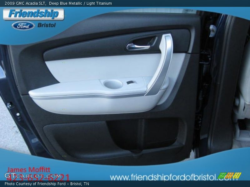 Deep Blue Metallic / Light Titanium 2009 GMC Acadia SLT