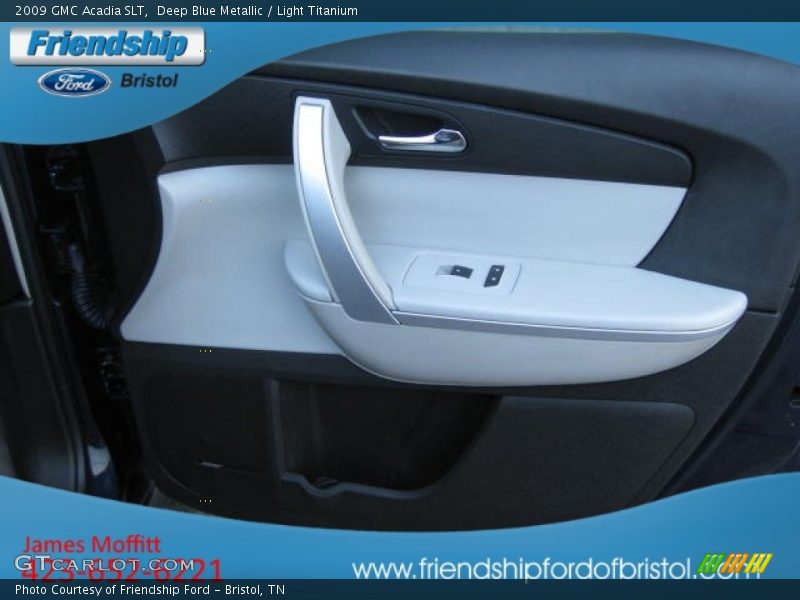 Deep Blue Metallic / Light Titanium 2009 GMC Acadia SLT