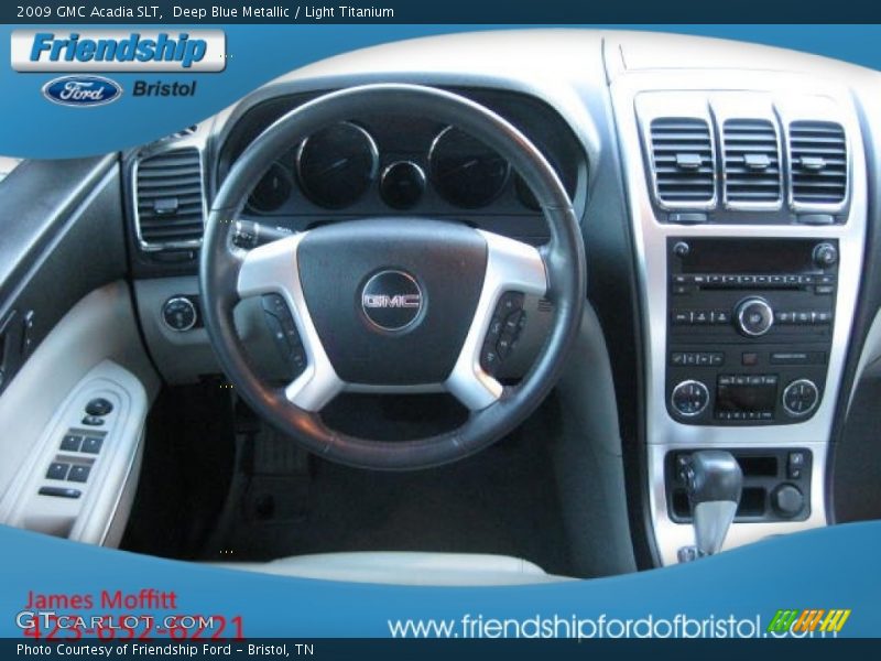 Deep Blue Metallic / Light Titanium 2009 GMC Acadia SLT
