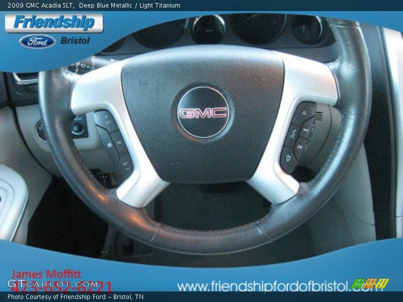 Deep Blue Metallic / Light Titanium 2009 GMC Acadia SLT