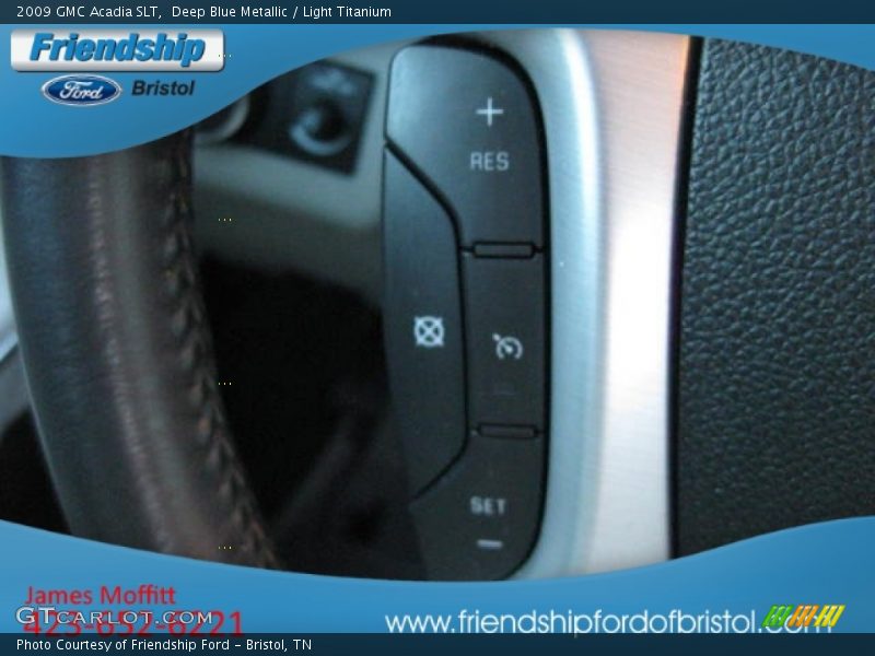 Deep Blue Metallic / Light Titanium 2009 GMC Acadia SLT