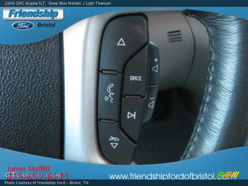 Deep Blue Metallic / Light Titanium 2009 GMC Acadia SLT