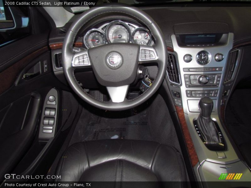 Light Platinum / Ebony 2008 Cadillac CTS Sedan