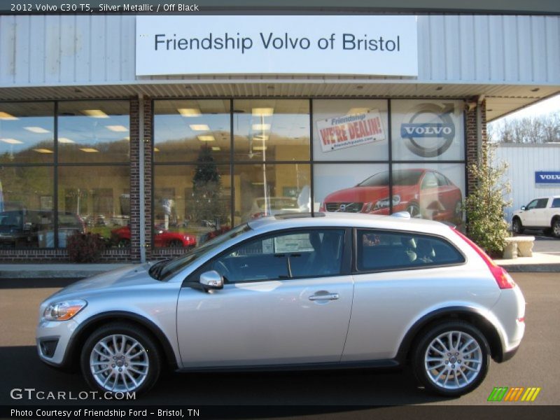 Silver Metallic / Off Black 2012 Volvo C30 T5