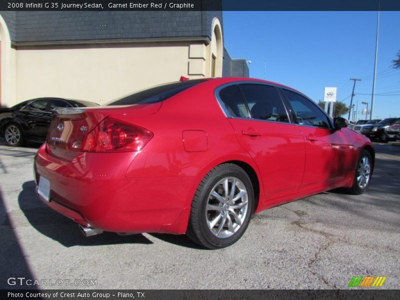 Garnet Ember Red / Graphite 2008 Infiniti G 35 Journey Sedan