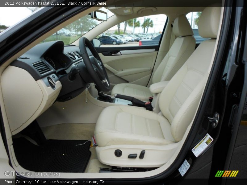 Black / Cornsilk Beige 2012 Volkswagen Passat 2.5L SE
