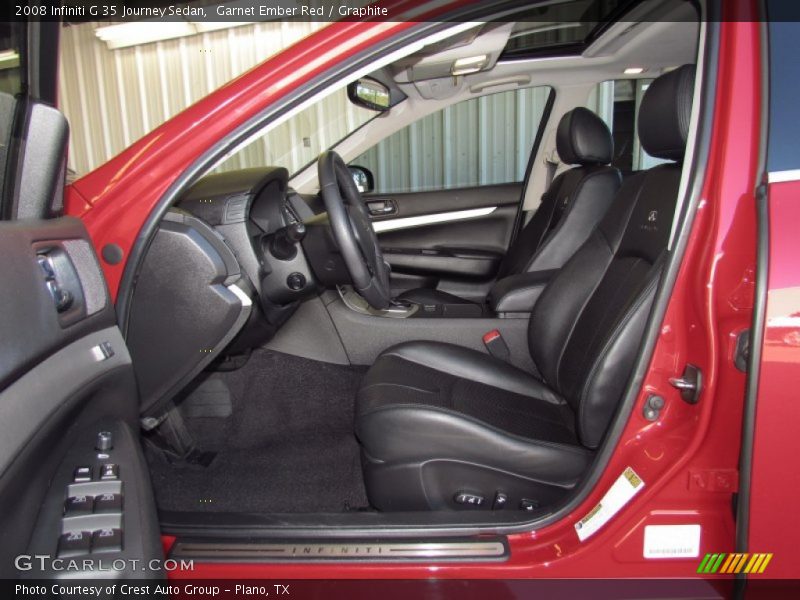 Garnet Ember Red / Graphite 2008 Infiniti G 35 Journey Sedan