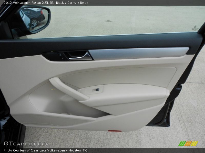 Black / Cornsilk Beige 2012 Volkswagen Passat 2.5L SE