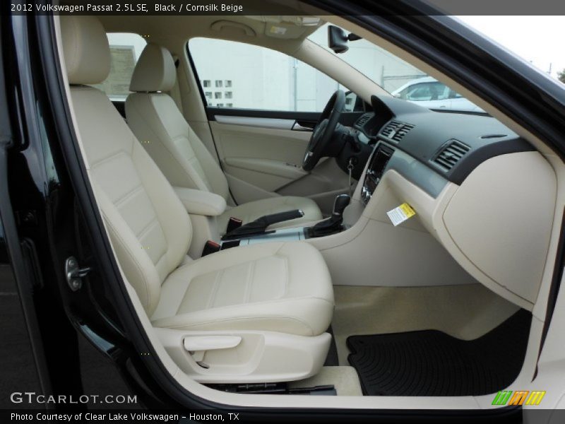 Black / Cornsilk Beige 2012 Volkswagen Passat 2.5L SE