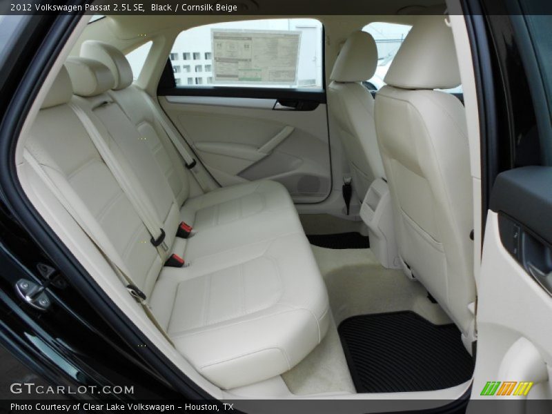 Black / Cornsilk Beige 2012 Volkswagen Passat 2.5L SE