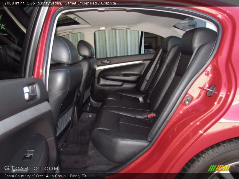 Garnet Ember Red / Graphite 2008 Infiniti G 35 Journey Sedan
