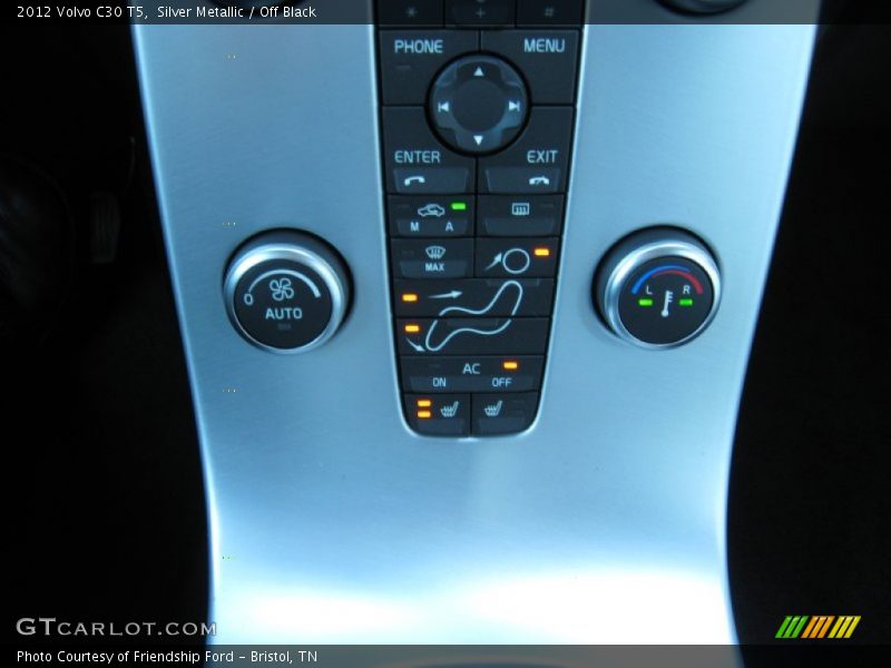 Silver Metallic / Off Black 2012 Volvo C30 T5