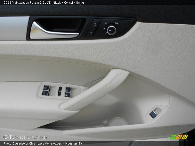 Black / Cornsilk Beige 2012 Volkswagen Passat 2.5L SE