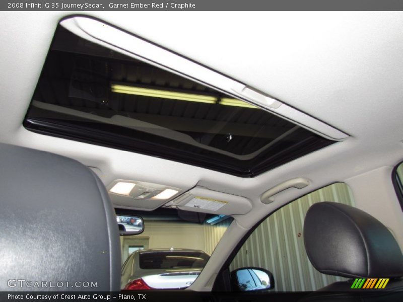 Garnet Ember Red / Graphite 2008 Infiniti G 35 Journey Sedan