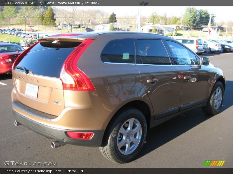 Terra Bronze Metallic / Off Black 2012 Volvo XC60 3.2