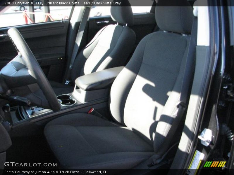 Brilliant Black Crystal Pearl / Dark Slate Gray 2008 Chrysler 300 LX