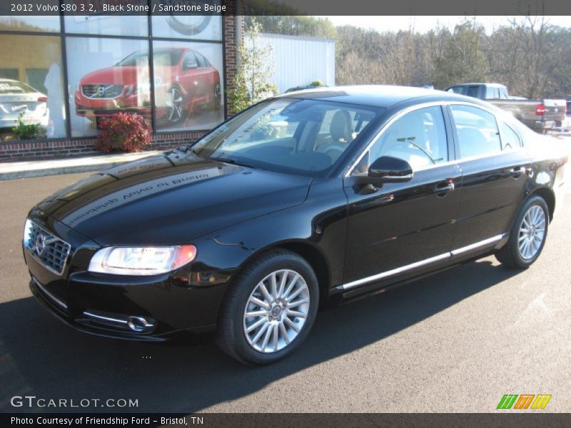 Black Stone / Sandstone Beige 2012 Volvo S80 3.2