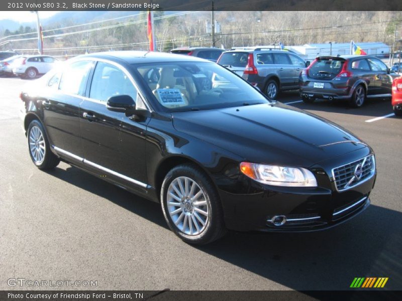 Black Stone / Sandstone Beige 2012 Volvo S80 3.2