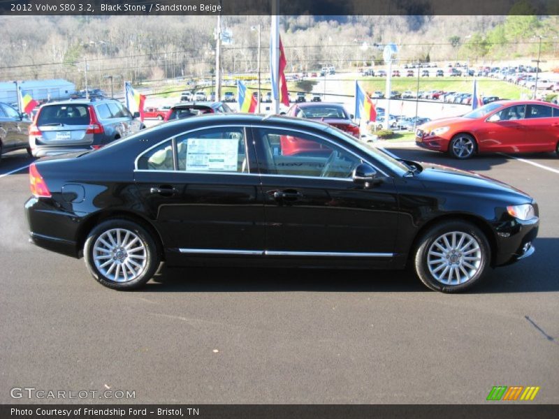 Black Stone / Sandstone Beige 2012 Volvo S80 3.2