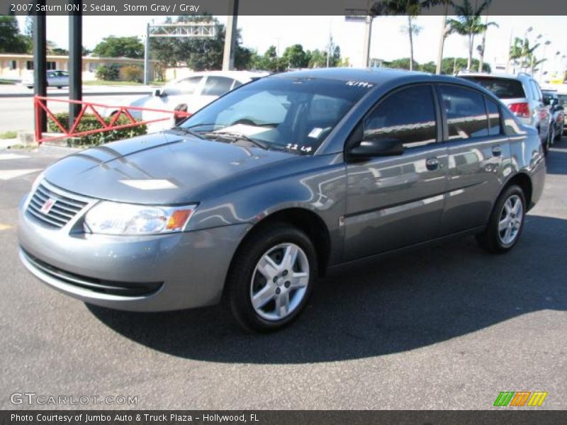 Storm Gray / Gray 2007 Saturn ION 2 Sedan