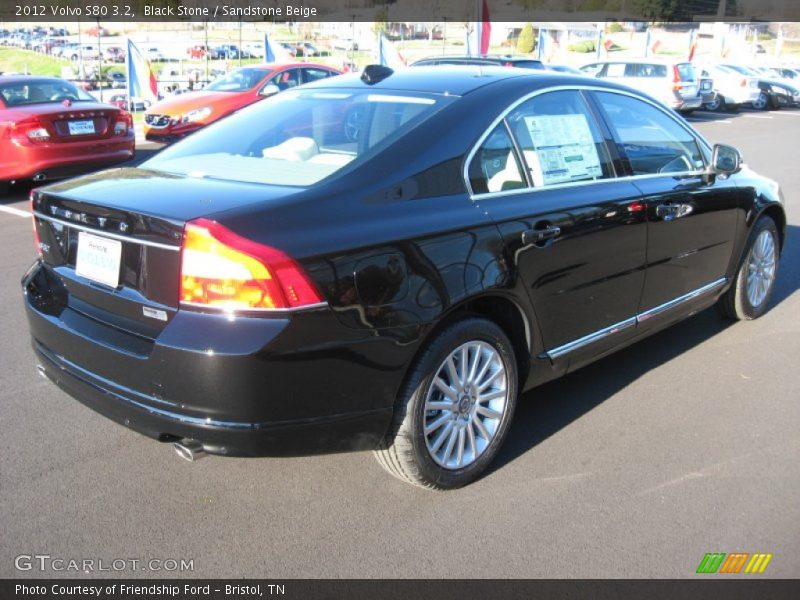 Black Stone / Sandstone Beige 2012 Volvo S80 3.2