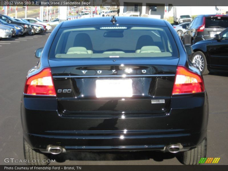 Black Stone / Sandstone Beige 2012 Volvo S80 3.2