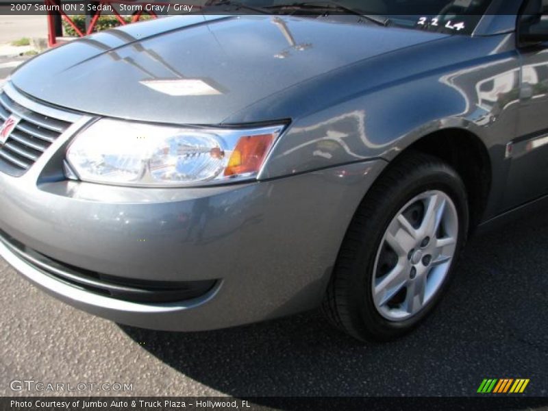 Storm Gray / Gray 2007 Saturn ION 2 Sedan