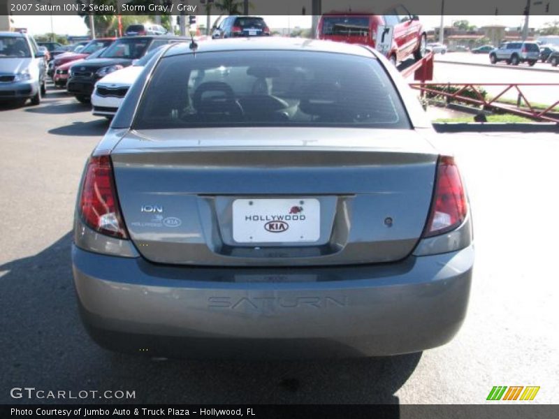 Storm Gray / Gray 2007 Saturn ION 2 Sedan