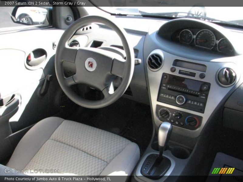Storm Gray / Gray 2007 Saturn ION 2 Sedan