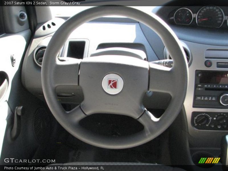 Storm Gray / Gray 2007 Saturn ION 2 Sedan