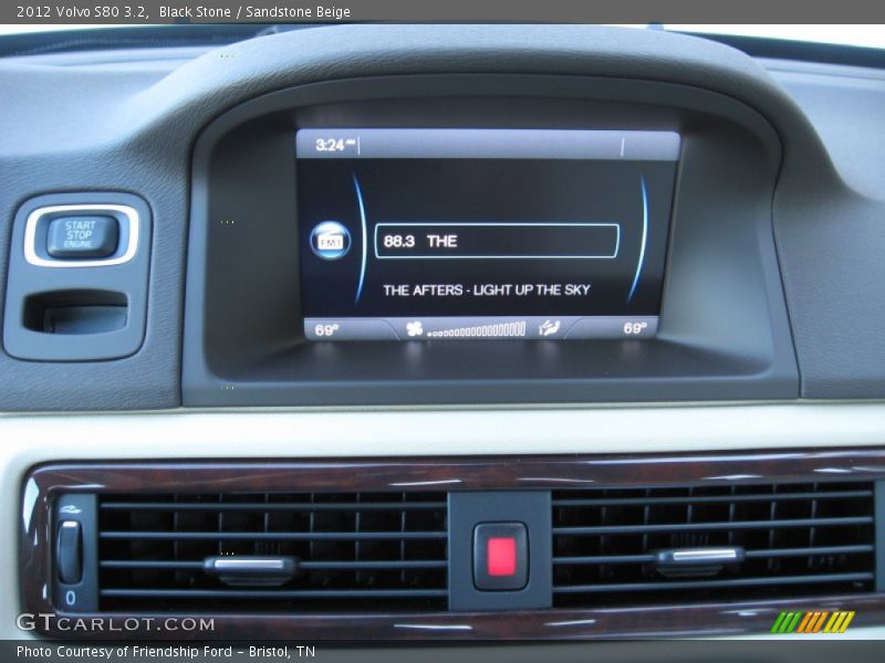 Black Stone / Sandstone Beige 2012 Volvo S80 3.2