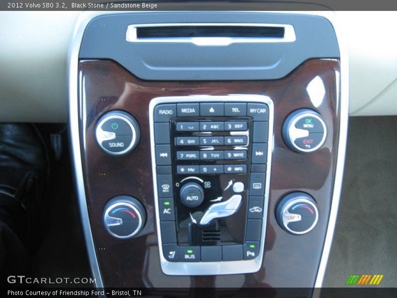 Black Stone / Sandstone Beige 2012 Volvo S80 3.2