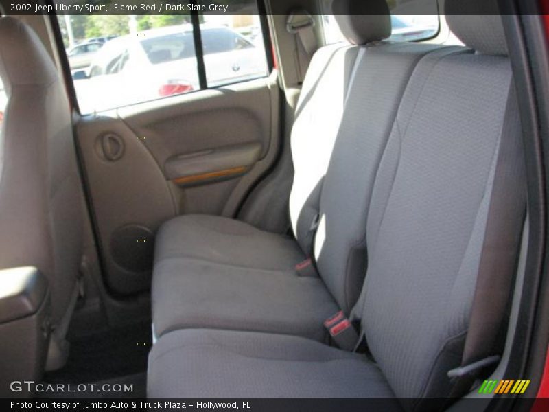 Flame Red / Dark Slate Gray 2002 Jeep Liberty Sport