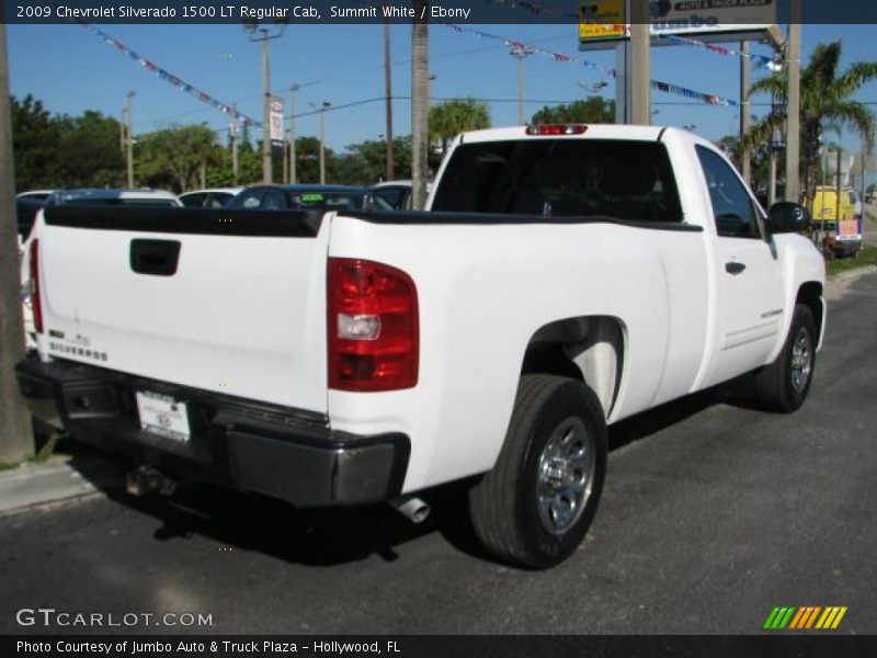 Summit White / Ebony 2009 Chevrolet Silverado 1500 LT Regular Cab