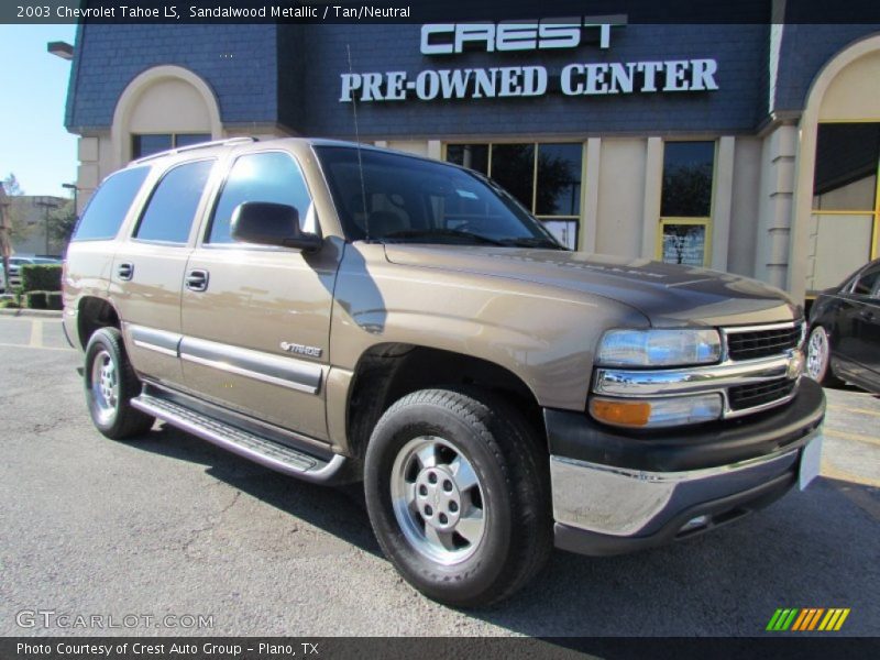 Sandalwood Metallic / Tan/Neutral 2003 Chevrolet Tahoe LS
