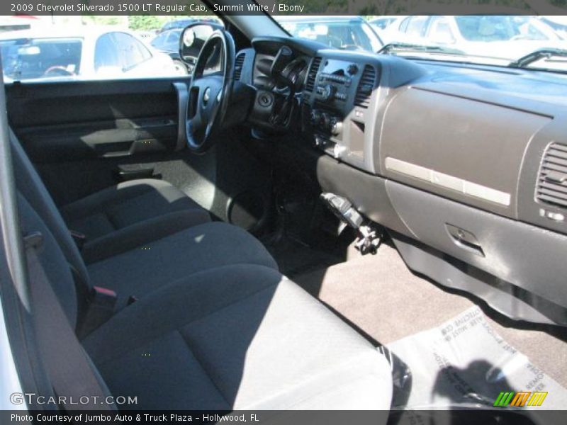 Summit White / Ebony 2009 Chevrolet Silverado 1500 LT Regular Cab