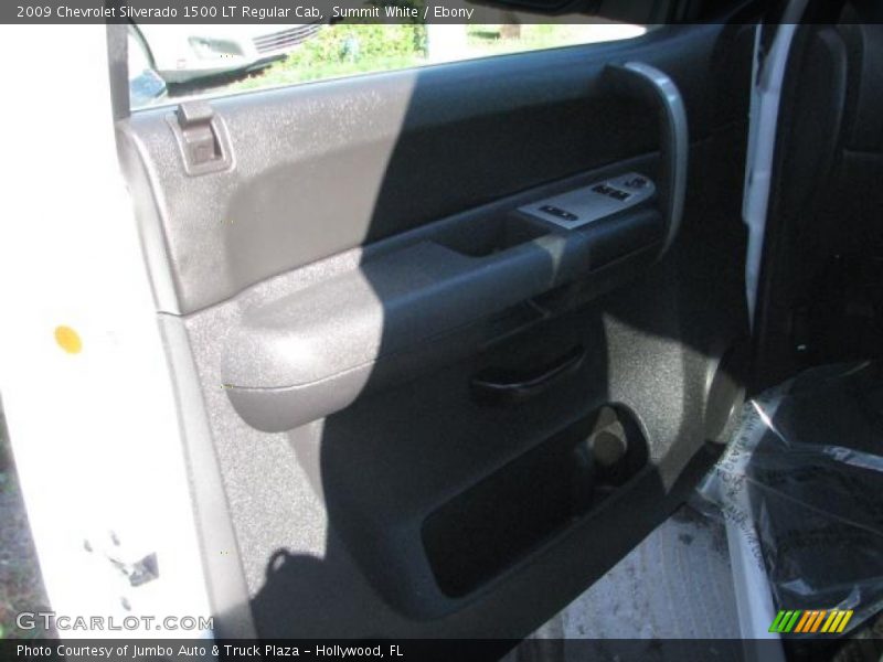 Summit White / Ebony 2009 Chevrolet Silverado 1500 LT Regular Cab