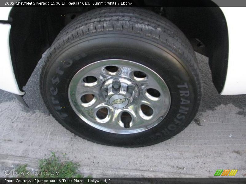 Summit White / Ebony 2009 Chevrolet Silverado 1500 LT Regular Cab