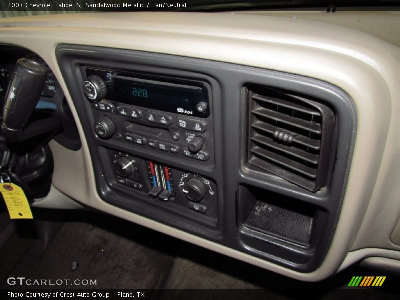 Sandalwood Metallic / Tan/Neutral 2003 Chevrolet Tahoe LS