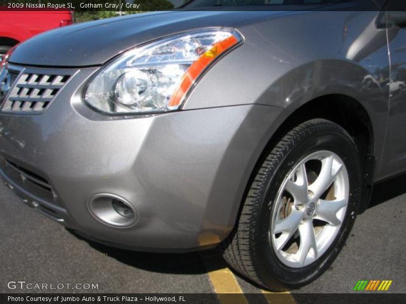 Gotham Gray / Gray 2009 Nissan Rogue SL