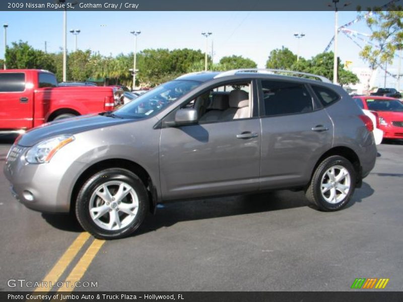 Gotham Gray / Gray 2009 Nissan Rogue SL