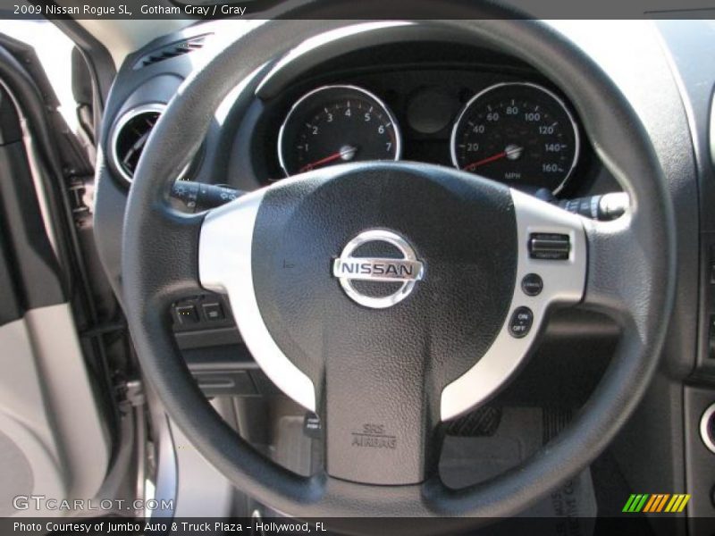 Gotham Gray / Gray 2009 Nissan Rogue SL