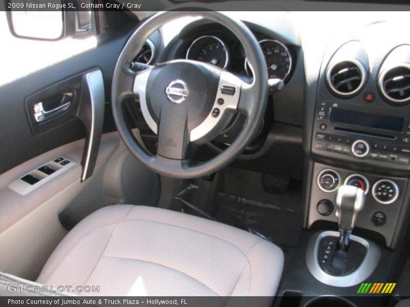 Gotham Gray / Gray 2009 Nissan Rogue SL