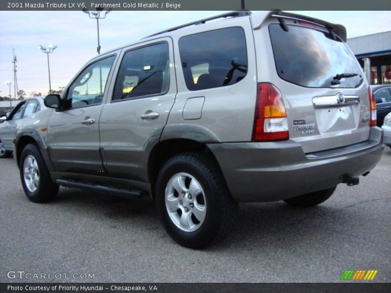 Parchment Gold Metallic / Beige 2001 Mazda Tribute LX V6