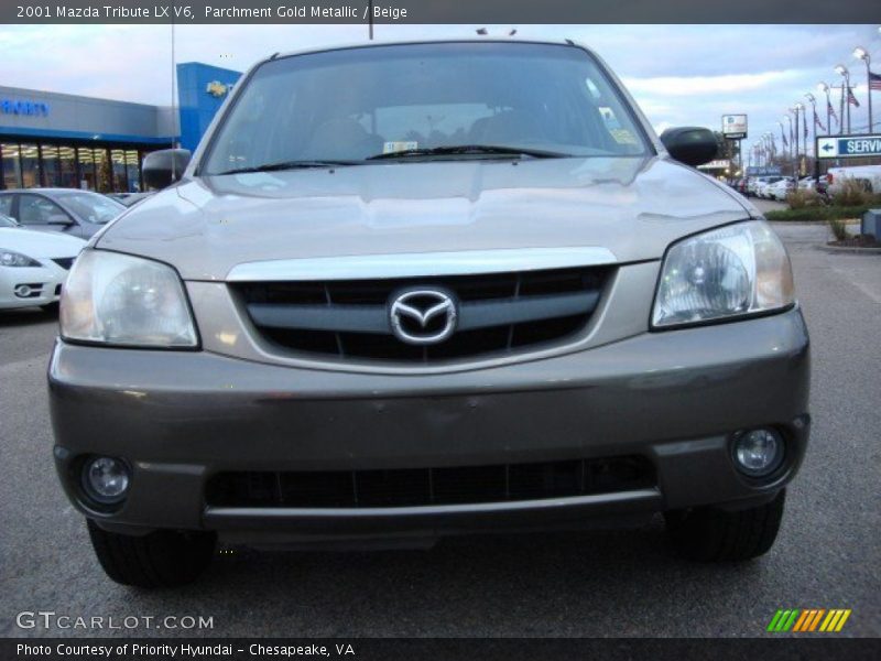 Parchment Gold Metallic / Beige 2001 Mazda Tribute LX V6