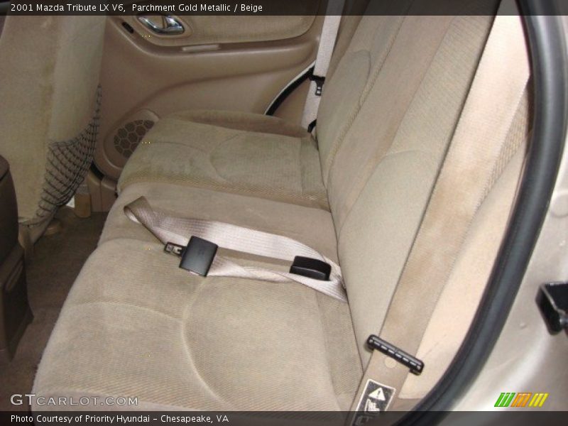 Parchment Gold Metallic / Beige 2001 Mazda Tribute LX V6
