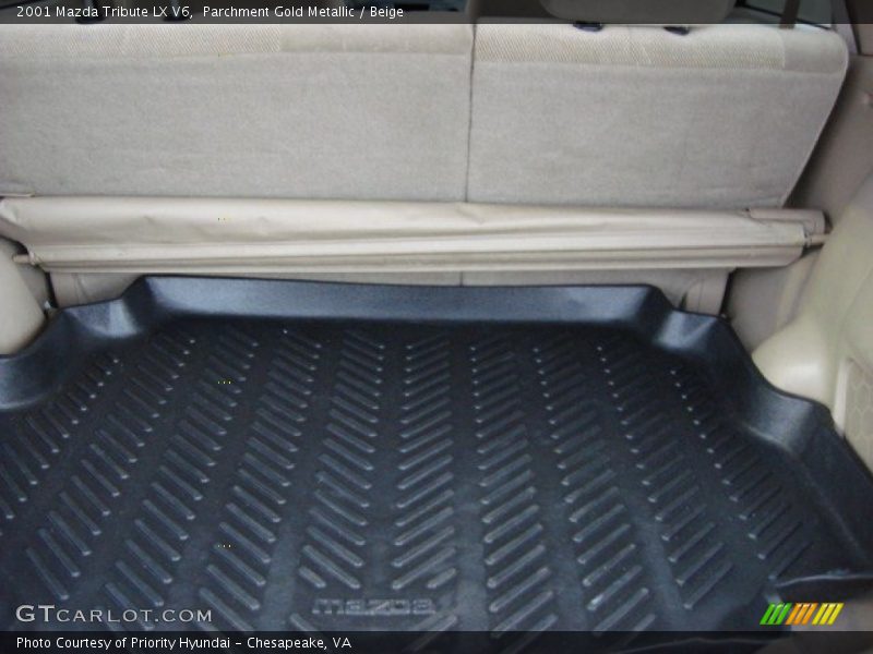 Parchment Gold Metallic / Beige 2001 Mazda Tribute LX V6