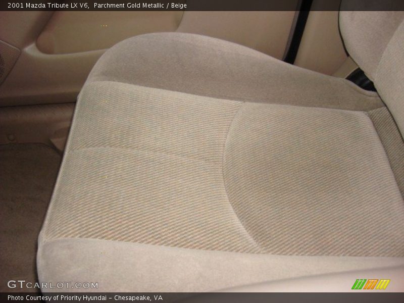 Parchment Gold Metallic / Beige 2001 Mazda Tribute LX V6